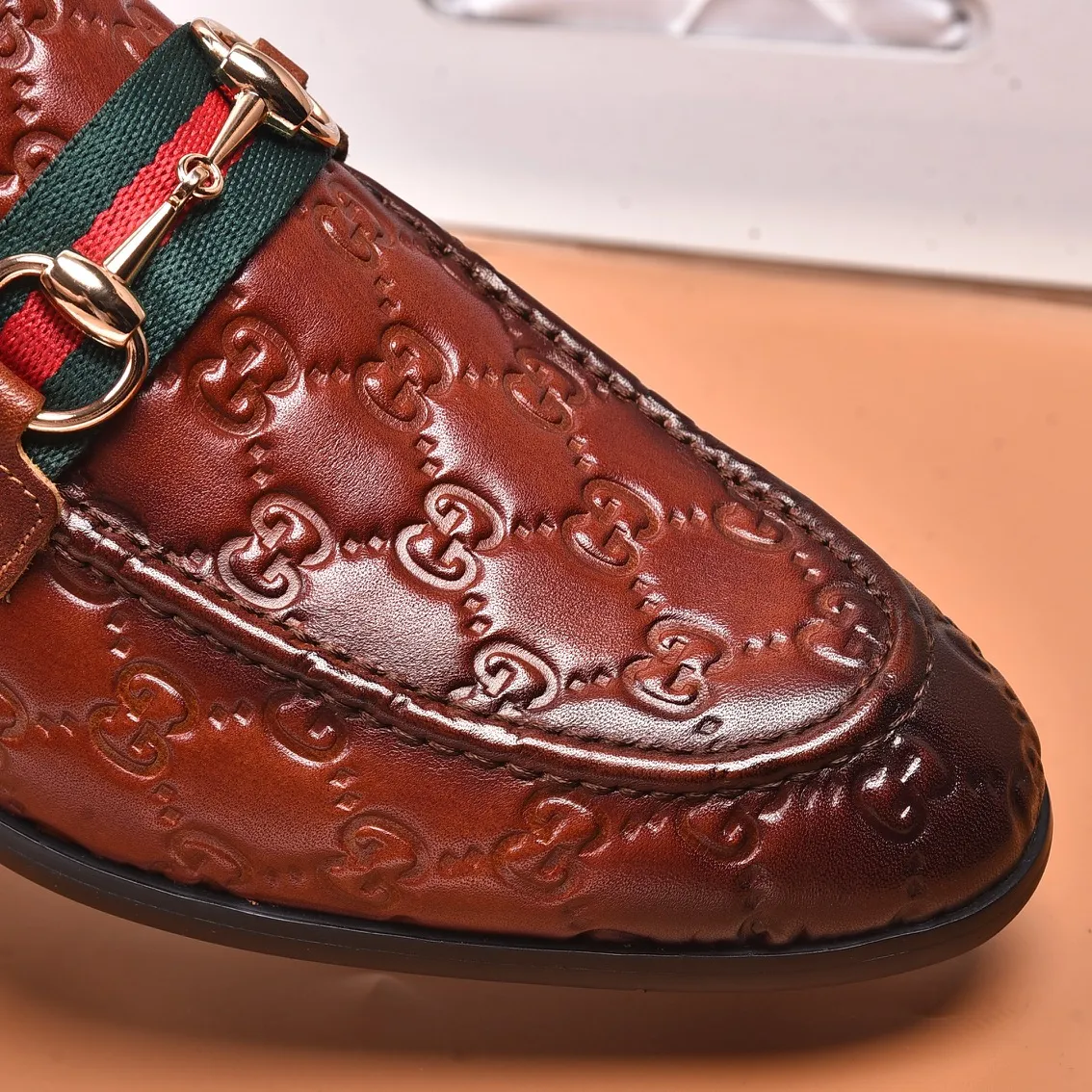 Men's shoes💰540📛📛Original (water-dyed cowhide) Gucci GUCCI official website formal shoes🌀 Italian🇮🇹imported cowhide➕top imported water-dyed cowhide lining💋Finely handmade original bottom, the real thing looks better when photographed in person Standard size 38-44
